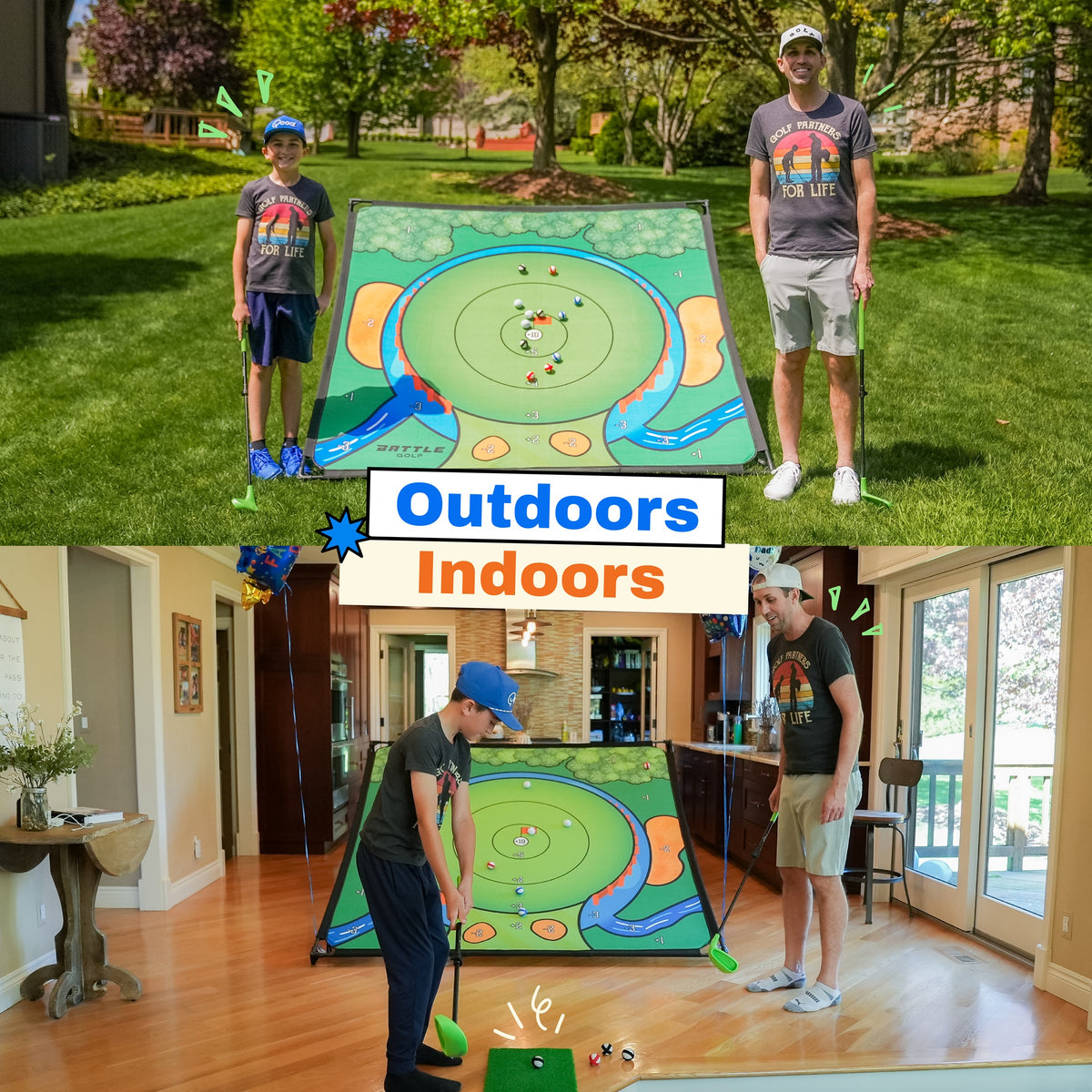 Indoors. Outdoors. All year round.